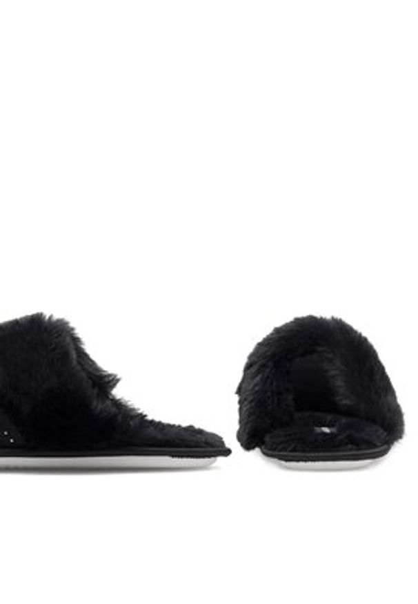 Home & Relax Kapcie NA23-10-005 Czarny. Kolor: czarny. Materiał: materiał