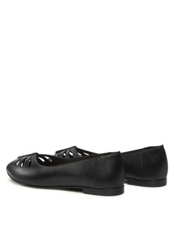 Lasocki Baleriny RST-ERICA-42 Czarny. Kolor: czarny. Materiał: skóra