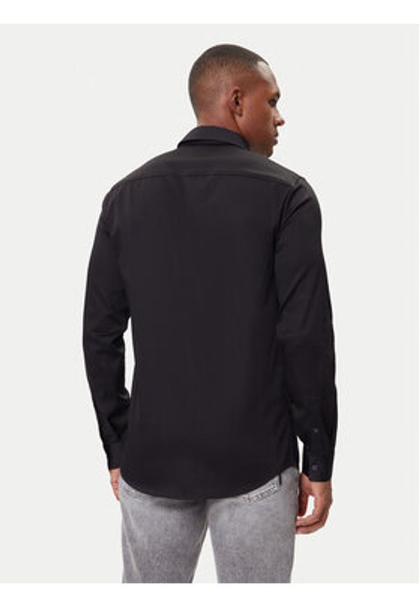 Armani Exchange Koszula XM001504 AF10192 UC001 Czarny Regular Fit. Kolor: czarny. Materiał: bawełna
