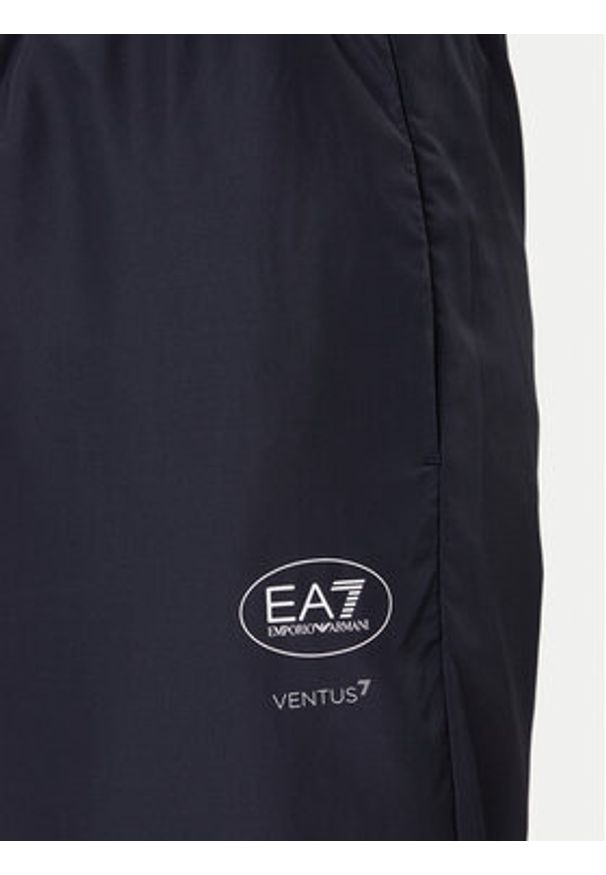 EA7 Emporio Armani Dres 7M000841 AF12872 UB102 Granatowy Regular Fit. Kolor: niebieski. Materiał: syntetyk