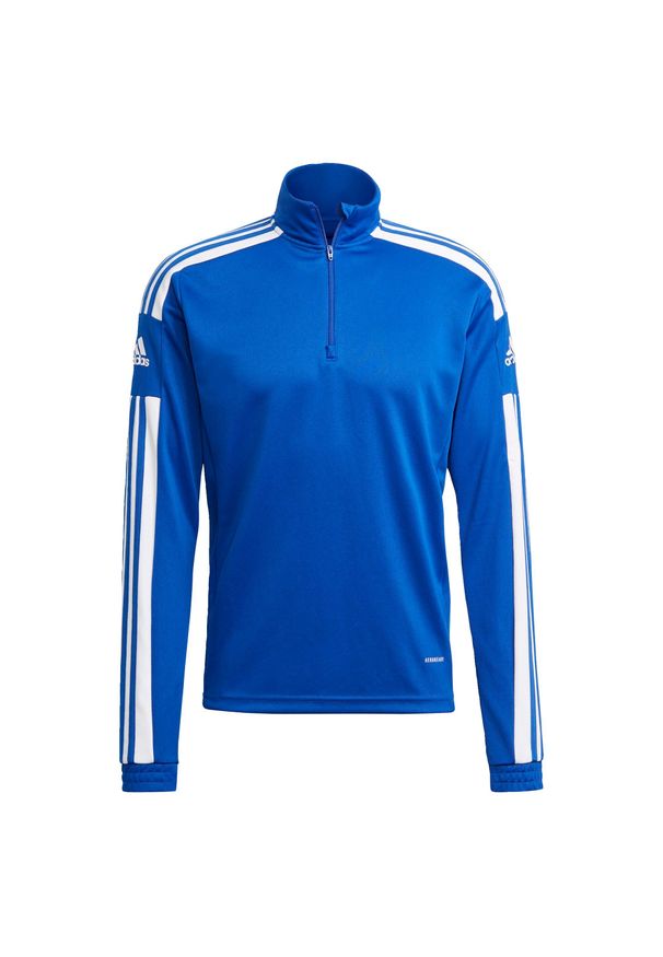 Adidas - Kurtka dresowa adidas Squadra 21. Kolor: niebieski, biały, wielokolorowy. Materiał: dresówka