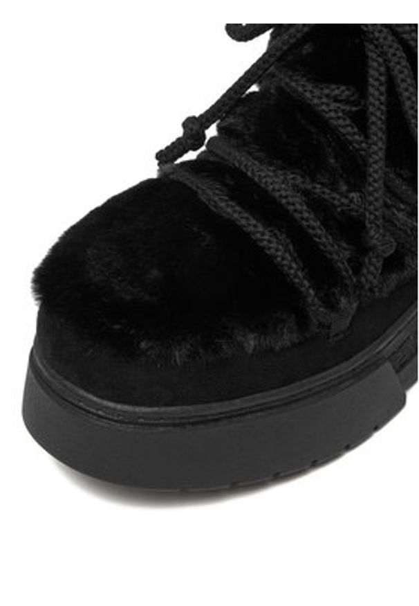 DeeZee Śniegowce HX24020-1 Czarny. Kolor: czarny. Materiał: materiał