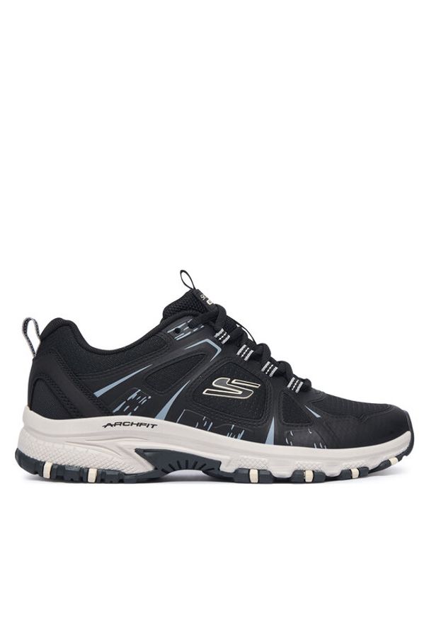 skechers - Skechers Trekkingi ARCH FIT HILLCREST 180359/BKNT Czarny. Kolor: czarny. Materiał: skóra