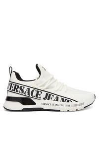 Versace Jeans Couture Sneakersy 80YA3SA3 Biały. Kolor: biały. Materiał: materiał #1