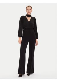 Rinascimento Kombinezon CFC0020090002 Czarny Wide Leg. Kolor: czarny. Materiał: syntetyk