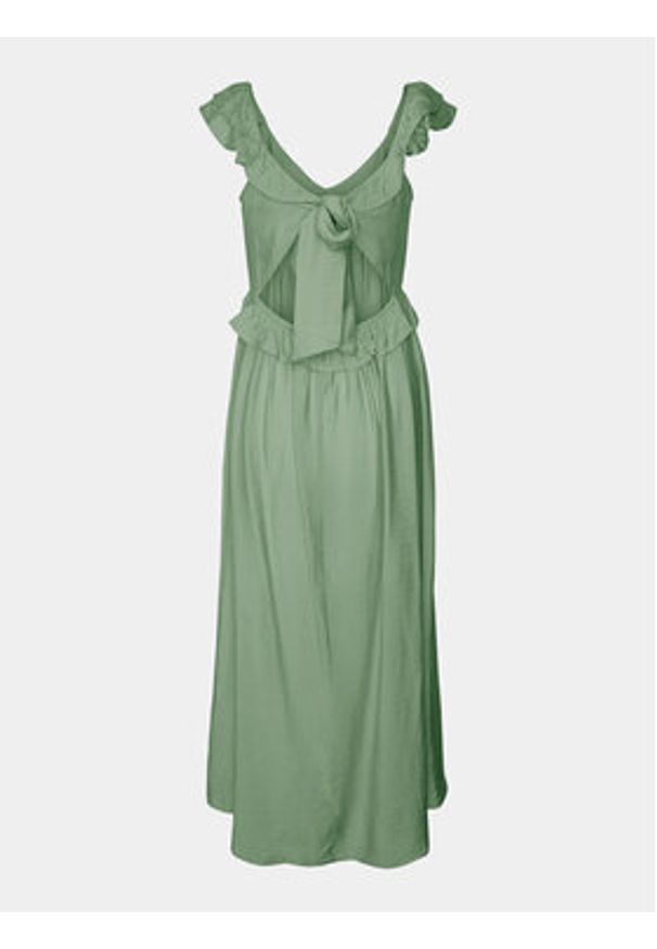 Vero Moda Sukienka letnia Josie 10303761 Zielony Regular Fit. Kolor: zielony. Materiał: wiskoza. Sezon: lato