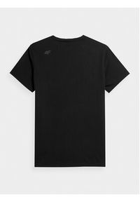 4f - 4F T-Shirt 4FAW23TTSHM0878 Czarny Regular Fit. Kolor: czarny. Materiał: bawełna #2