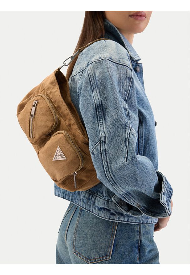 Guess Jeans Torebka CWBEO-GUESS-B-007-09 Beżowy. Kolor: beżowy