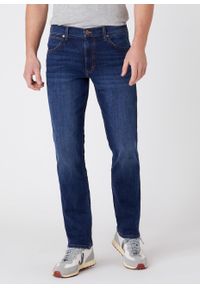 Wrangler - MĘSKIE SPODNIE JEANSOWE WRANGLER GREENSBORO DARK STORM W15QLP36N