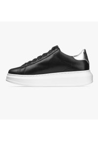 Sneakers`y Karl Lagerfeld Kapri (KL62530-000). Okazja: na co dzień. Kolor: czarny. Materiał: guma, materiał, skóra. Szerokość cholewki: normalna #2