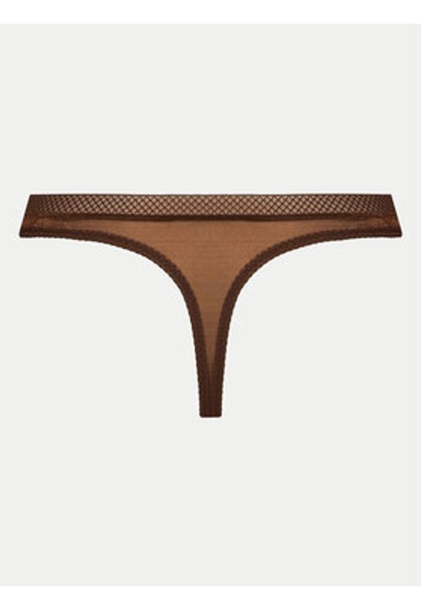 Gossard Stringi 6276 Brązowy. Kolor: brązowy. Materiał: syntetyk