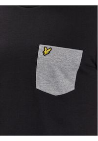 Lyle & Scott T-Shirt Contrast Pocket T-Shirt TS831VOG Czarny Regular Fit. Kolor: czarny. Materiał: bawełna #4