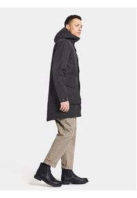 Didriksons Parka Andreas Usx Parka 505085 Czarny Standard Fit. Kolor: czarny. Materiał: syntetyk #6