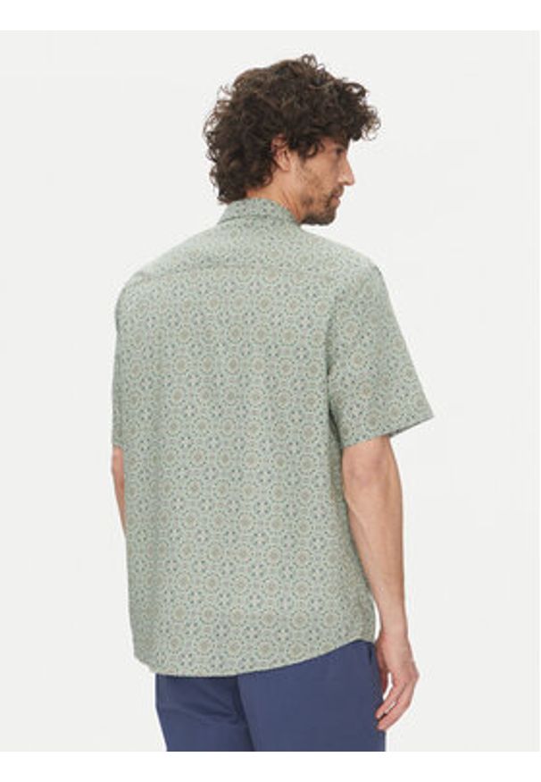 Selected Homme Koszula New Linen 16079053 Zielony Regular Fit. Kolor: zielony. Materiał: bawełna