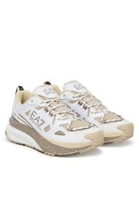 EA7 Emporio Armani Sneakersy 7X000602 AF10181 MZ702 Biały. Kolor: biały. Materiał: skóra #4