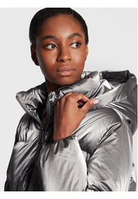 TOMMY HILFIGER - Tommy Hilfiger Kurtka puchowa Metallic WW0WW35935 Srebrny Loose Fit. Kolor: srebrny. Materiał: syntetyk #3