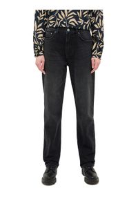Damskie Spodnie Jeansowe Mustang Style Brooks Straight Denim Black 1016922 4000 840 #1