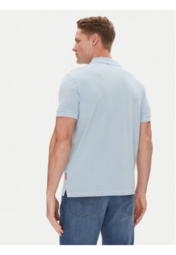 JOOP! Jeans Polo 15 JJJ-02Ambrosian 30045619 Błękitny Modern Fit. Typ kołnierza: polo. Kolor: niebieski. Materiał: bawełna