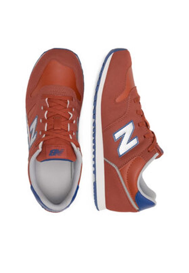 New Balance Sneakersy YC373VF2 Brązowy. Kolor: brązowy. Materiał: materiał. Model: New Balance 373