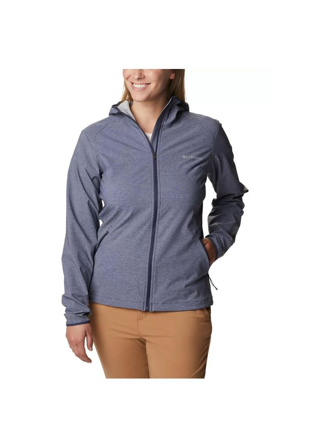 columbia - Kurtka softshell damska Columbia Heather Canyon Softshell. Kolor: niebieski. Materiał: softshell