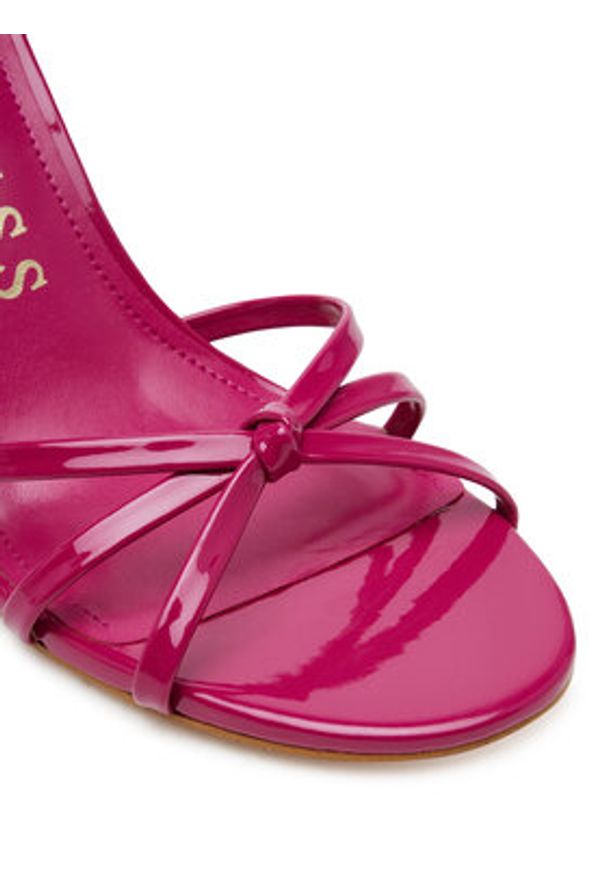 Guess Sandały FLJSPR PAF03 Różowy. Kolor: różowy. Materiał: skóra