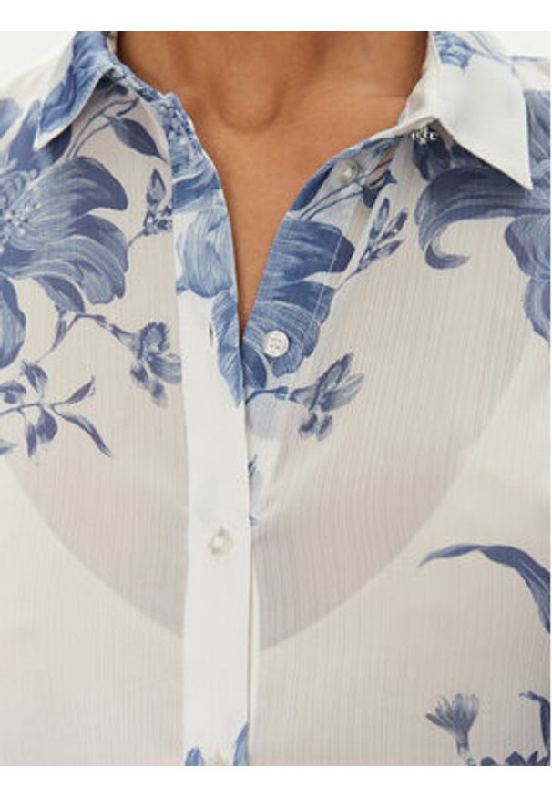 Guess Koszula W5GH95 WDW82 Kolorowy Slim Fit. Materiał: syntetyk. Wzór: kolorowy