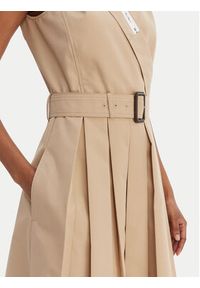 Weekend Max Mara Sukienka codzienna Cono 2615221021 Beżowy Regular Fit. Okazja: na co dzień. Kolor: beżowy. Materiał: syntetyk. Typ sukienki: proste. Styl: casual #2