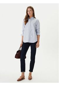 TOMMY HILFIGER - Tommy Hilfiger Koszula WW0WW49386 Błękitny Relaxed Fit. Kolor: niebieski. Materiał: bawełna #5