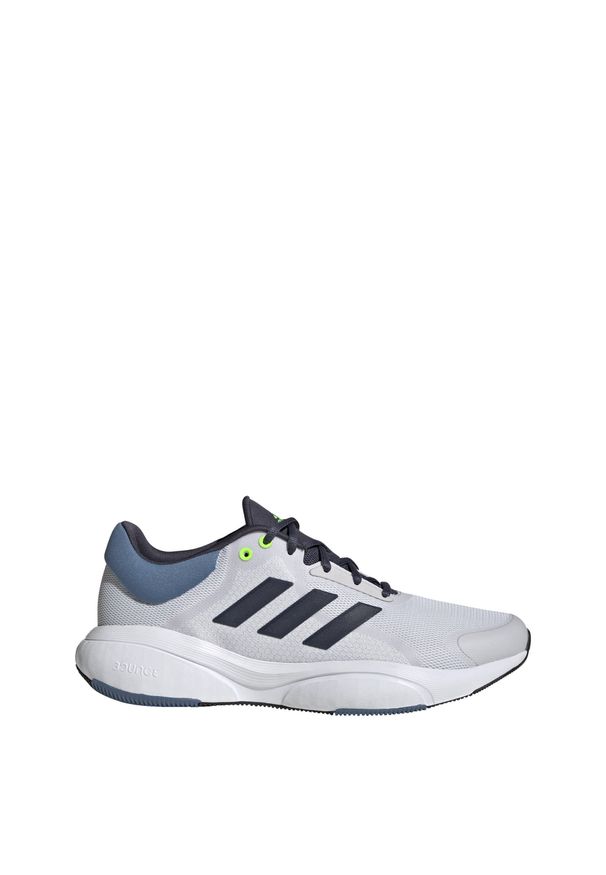 Adidas - Buty do biegania męskie adidas Response. Kolor: szary, niebieski, zielony, wielokolorowy. Sport: bieganie