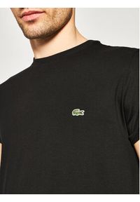 Lacoste T-Shirt TH6709 Czarny Regular Fit. Kolor: czarny. Materiał: bawełna #3