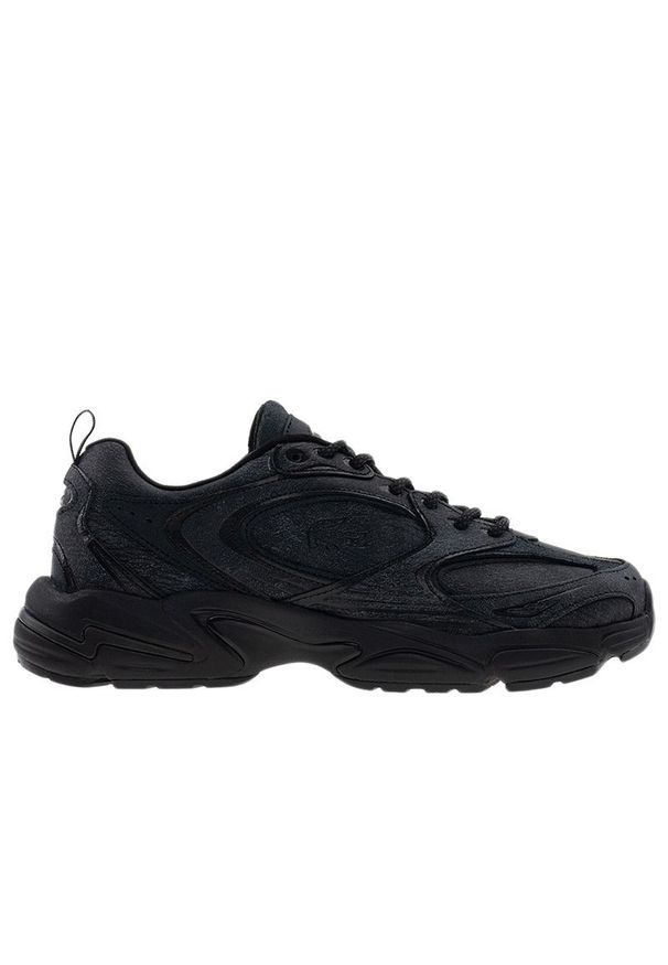Buty męskie Lacoste Storm 96 2K 750SMA0175-02H - czarne. Zapięcie: sznurówki. Kolor: czarny. Materiał: zamsz, skóra. Szerokość cholewki: normalna