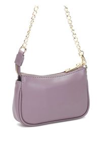 Kazar - Śliwkowa torebka damska. Kolor: fioletowy. Materiał: skórzane #2