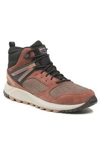 Merrell Trekkingi Wildwood Sb Mid Wp J067299 Brązowy. Kolor: brązowy. Materiał: zamsz, skóra. Sport: turystyka piesza