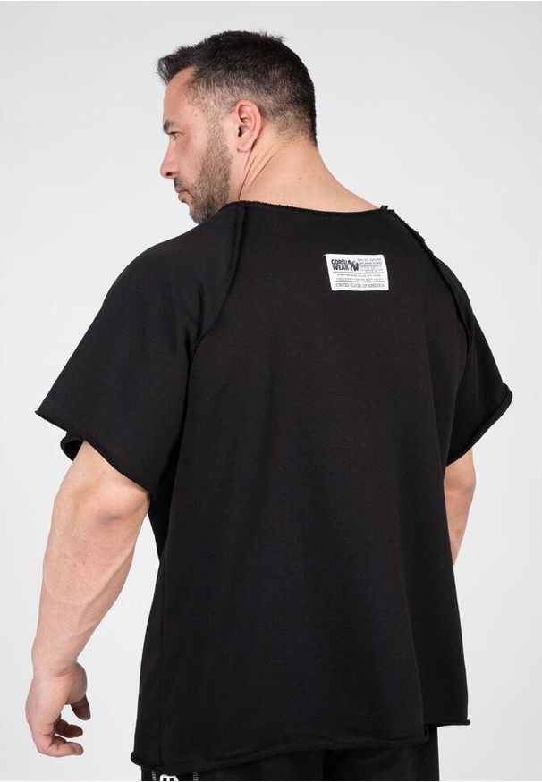 GORILLA WEAR - Classic Top do ćwiczeń - Czarny. Kolor: czarny. Sport: fitness