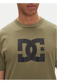 DC Shoes T-Shirt ADYZT05373 Zielony Heritage Fit. Kolor: zielony. Materiał: bawełna