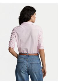 Polo Ralph Lauren Koszula Heidi 211664427002 Różowy Slim Fit. Typ kołnierza: polo. Kolor: różowy. Materiał: bawełna #5