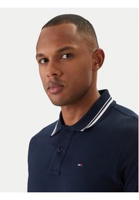 Tommy Jeans Polo DM0DM22700 Granatowy Regular Fit. Typ kołnierza: polo. Kolor: niebieski. Materiał: bawełna #5