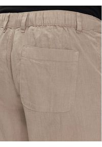 Selected Homme Szorty materiałowe 16097541 Beżowy Loose Fit. Kolor: beżowy. Materiał: len #4