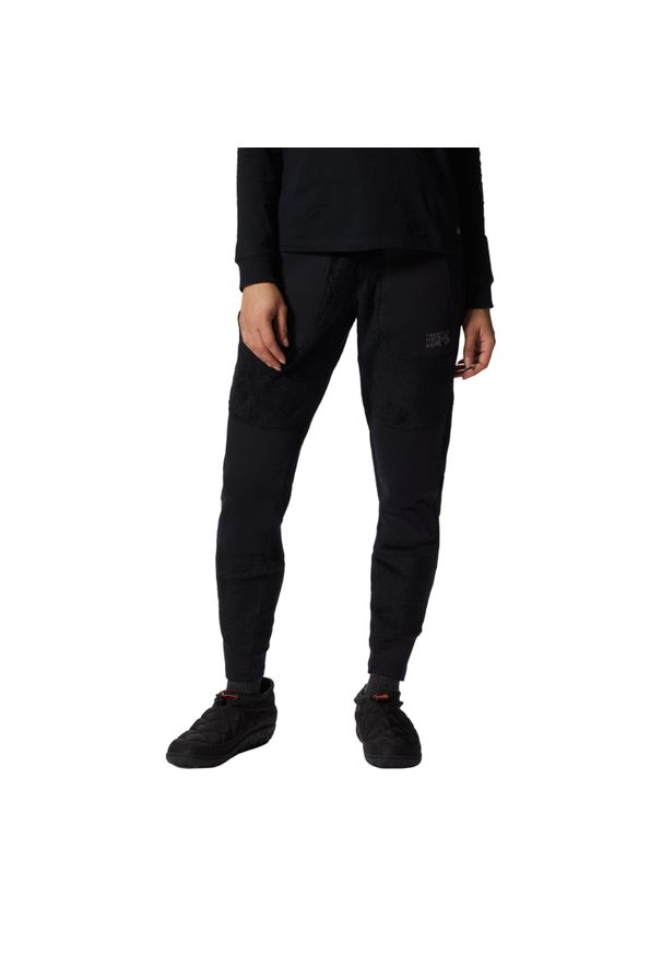 MOUNTAIN HARDWEAR - Damski strój do biegania Mountain Hardwear Monkey Polartec® High Loft. Kolor: czarny. Materiał: dresówka. Sport: wspinaczka