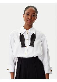 Elisabetta Franchi Kombinezon TU-056-56E2-V780 Biały Regular Fit. Kolor: biały. Materiał: bawełna #4