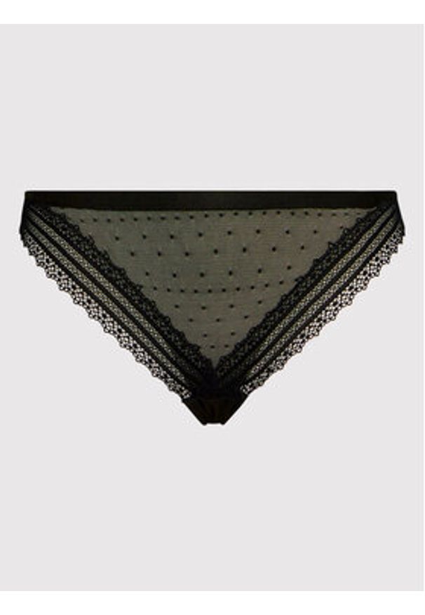 Triumph Figi klasyczne Tempting Tulle_01 10210039 Czarny. Kolor: czarny. Materiał: wiskoza
