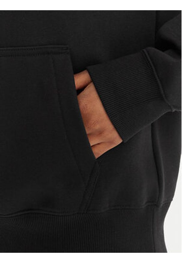 Reebok Bluza Cali RK25174CCW Czarny Regular Fit. Kolor: czarny. Materiał: bawełna