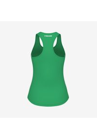 Head - Koszulka bez rękawów damska SPIRIT Tank Top. Kolor: zielony. Długość rękawa: bez rękawów