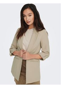 only - ONLY Marynarka Kayle-Orleen 15218743 Beżowy Regular Fit. Kolor: beżowy. Materiał: syntetyk #3