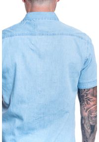 Mustang - MUSTANG Chris Denim Shirt 1009568 5000 200. Materiał: denim