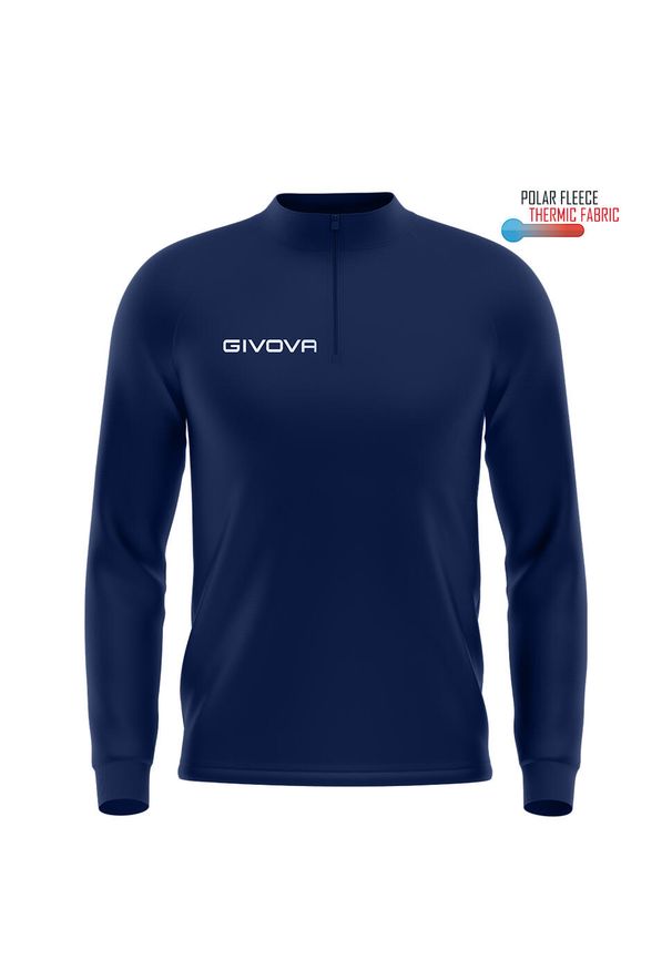 Bluza Givova Marine Sport 3XL - Techniczna i Oddychająca. Kolor: niebieski. Materiał: poliester. Sport: piłka nożna
