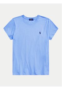 Polo Ralph Lauren T-Shirt 211898698022 Niebieski Regular Fit. Typ kołnierza: polo. Kolor: niebieski. Materiał: bawełna #5