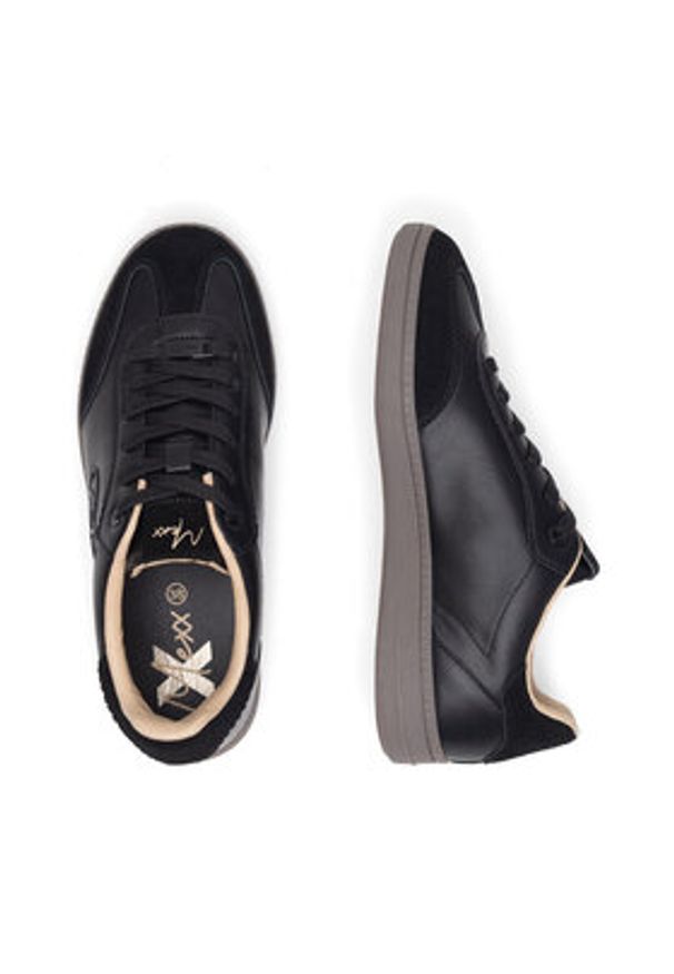 MEXX Sneakersy MI001009943W Czarny. Kolor: czarny. Materiał: skóra