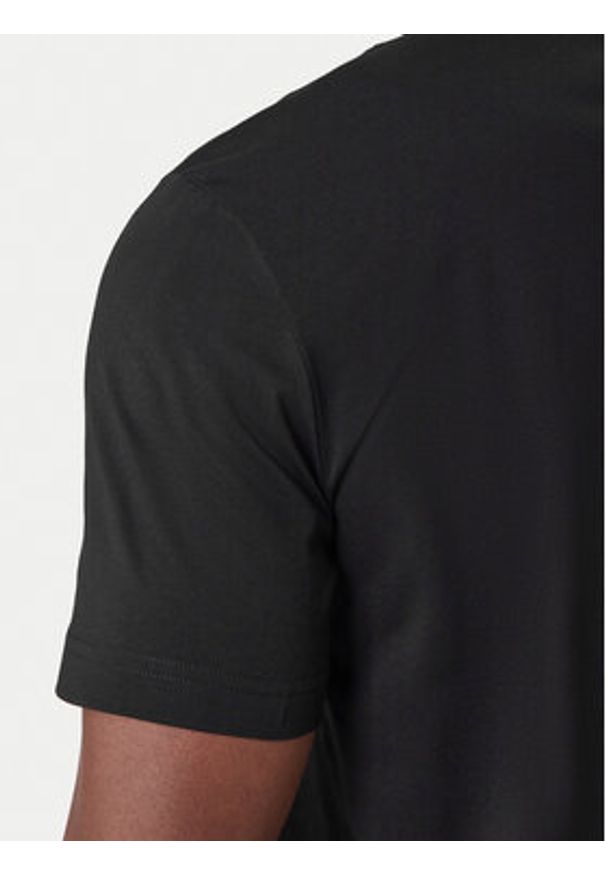 EA7 Emporio Armani T-Shirt 7M001412 AF22264 MC005 Czarny Regular Fit. Kolor: czarny. Materiał: bawełna