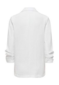 only - ONLY Marynarka Lita 15370275 Biały Regular Fit. Kolor: biały. Materiał: wiskoza #5